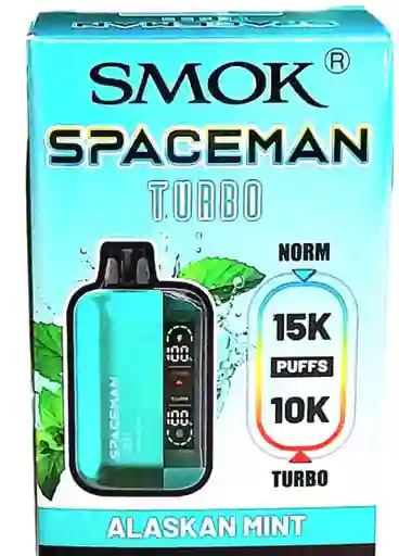 Vaper Smok Spaceman Desechable 15000 Puff Alaska Mint