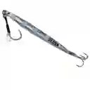 Señuelo Silstar Jig 10cms 30gr Plomo/fibra Gris Zebra