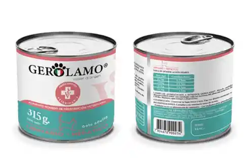 Gerolamo Lata Gato Urinario - Hepático 315gr