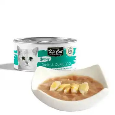 Kit Cat Lata Gravy Chicken Quail Egg