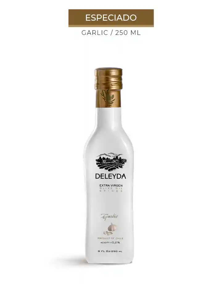 Aceite De Oliva Deleyda Premium Especiado Ajo 250 Ml