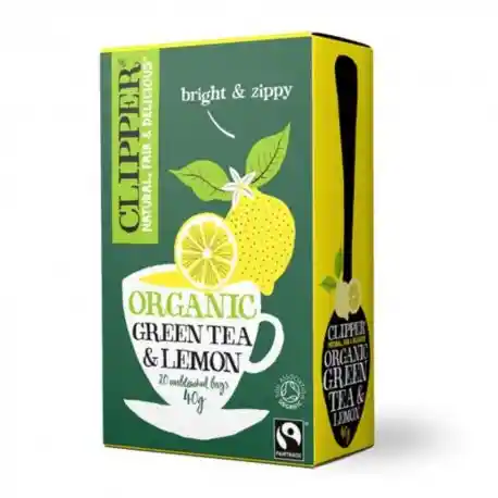 Te Verde Con Limon 20 Sobres Marca Clipper