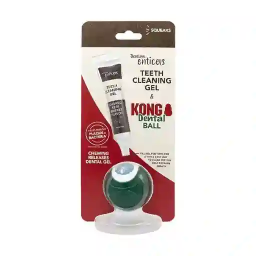 Kong Pelota Dental Con Tropiclean Gel Dental Small