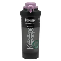Botella Sport Shaker Lila 700ml Keep
