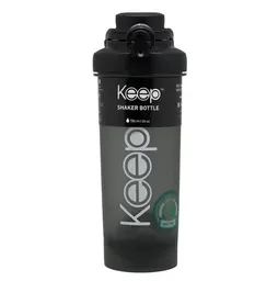 Botella Sport Shaker Negro 700ml Keep