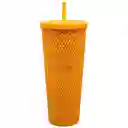 Vaso Tumbler Venti Bombilla Naranja Keep