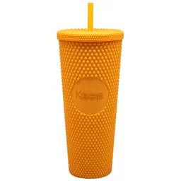 Vaso Tumbler Venti Bombilla Naranja Keep