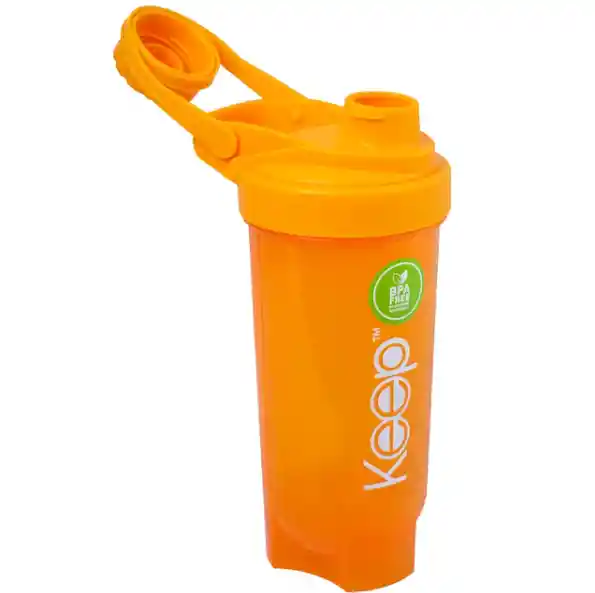 Botella Shaker Colores Naranja Keep