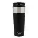 Mug Metálico Negro 450 Ml Keep
