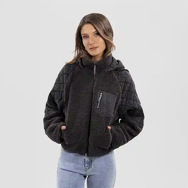 Chaqueta Sherpa Chiporro Gris M