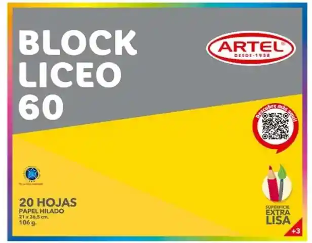 Block Liceo 60 (20 Hojas)