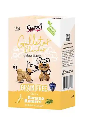 Swesi Galleta Grain Free 330gr Banano / Romero