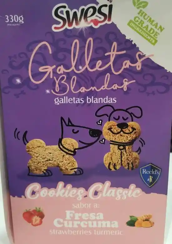 Swesi Galleta Clasica 330gr Fresa / Curcuma