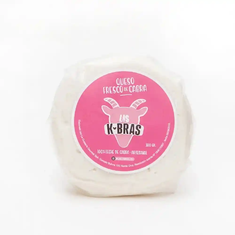 Queso Fresco De Cabra 300 G Marca Las Kbras