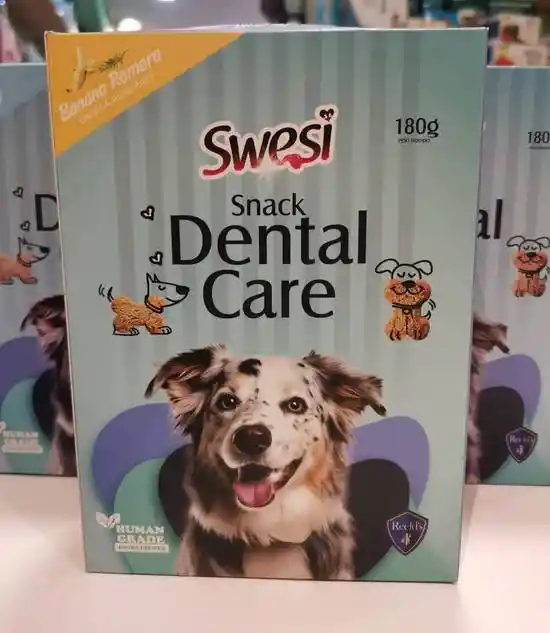 Swesi Galleta Dental Care 180gr Banano / Romero