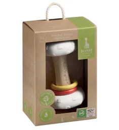 Sophie La Girafe Sonajero So´pure Rubber Rattle Totem