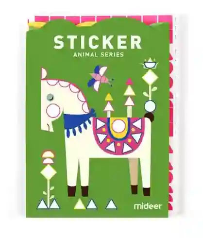 Mideer Set Actividades Sticker Geométricos Animales