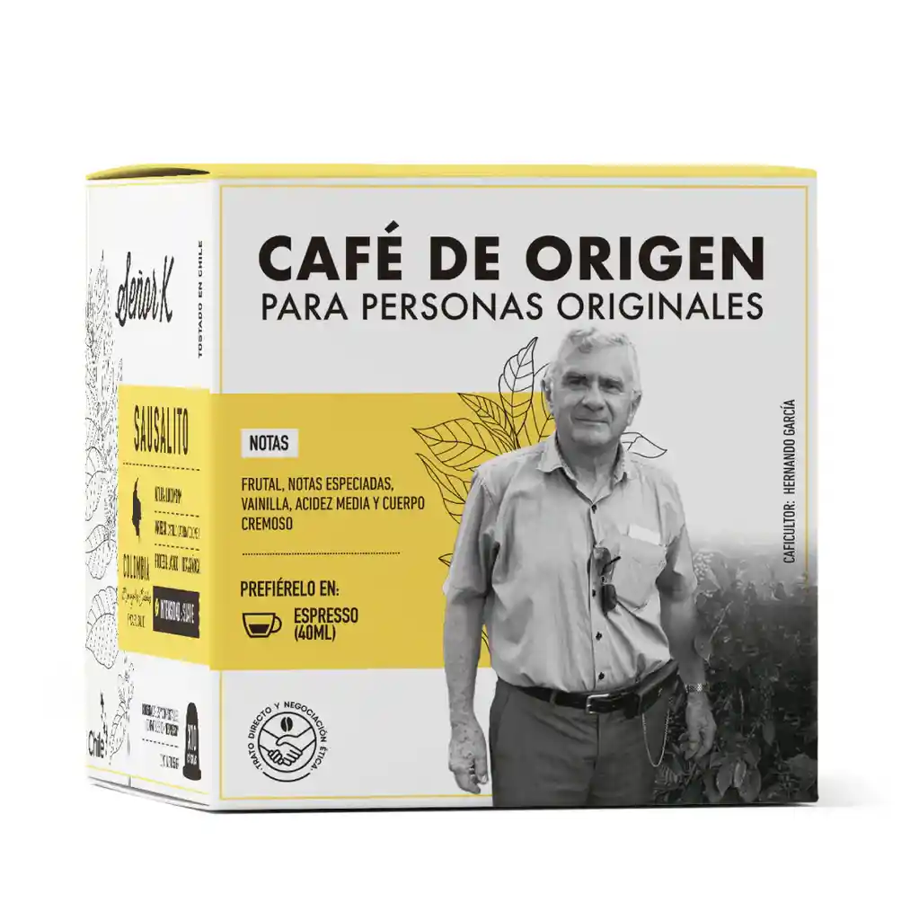 Cápsulas Café Sausalito Señor K Para Nespresso