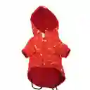 Ropa Talla M Parka Impermeable Chaqueta Con Polar Mascotas Perro (salchichas Rojo)