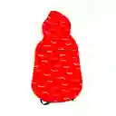 Ropa Talla M Parka Impermeable Chaqueta Con Polar Mascotas Perro (salchichas Rojo)