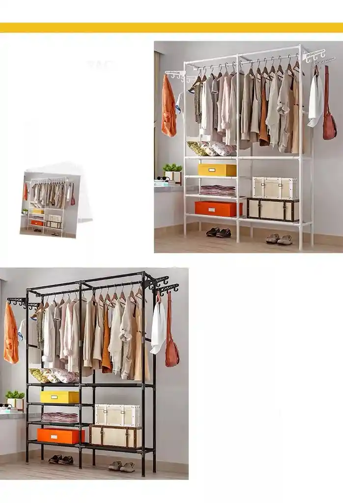 Organizador Closet Colgador Perchero Con Estantes