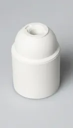 Portalampara Bolt Bornera Rosca Blanco