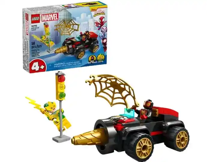 Lego Marvel Spidey Amazing Friends Vehículo Perforador 58 Piezas 10792