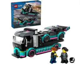 Lego City Auto De Carreras Y Camión De Transporte 328 Piezas 60406