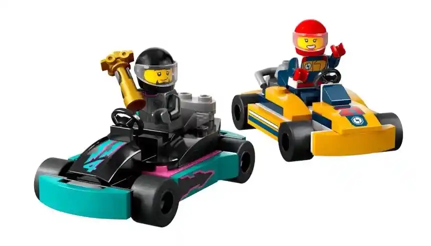Lego City Go-karts Y Pilotos De Carreras 99 Piezas 60400