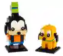 Lego Brick Headz Disney Pluto Goofy 214 Piezas 40378