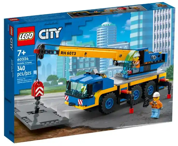Lego City Grúa Móvil 340 Piezas 60324
