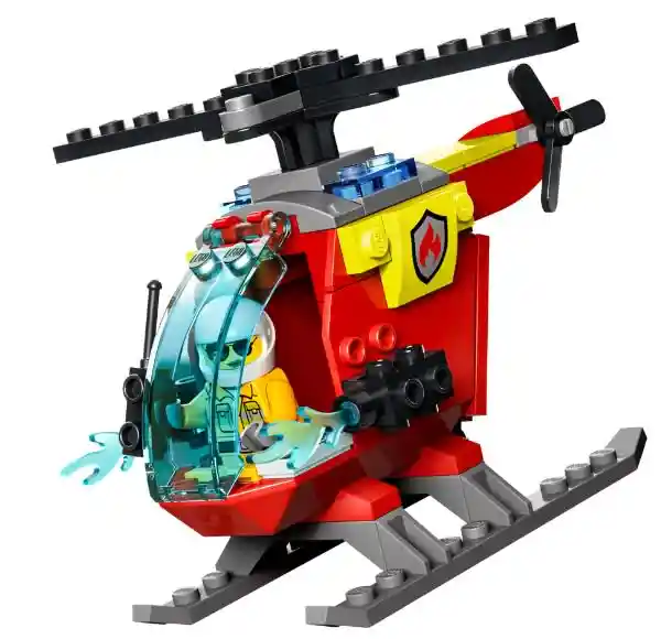 Lego City Helicóptero De Bomberos 53 Piezas 60318