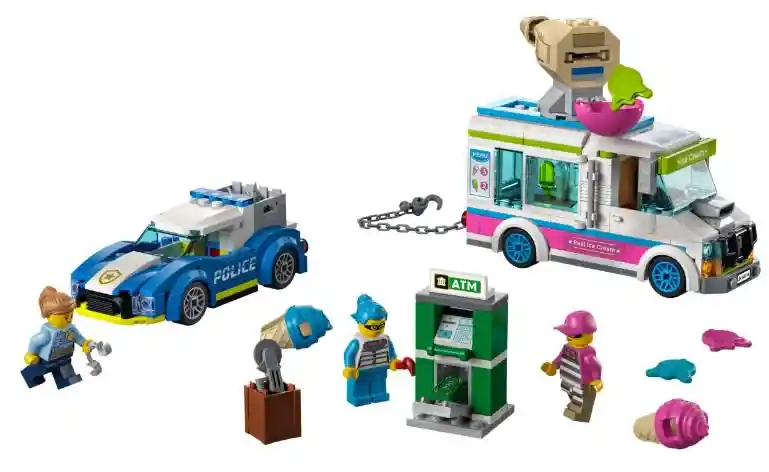 Lego City Ice Cream Truck Police Chase 317 Piezas 60314