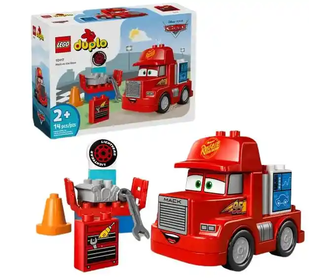 Lego Duplo Disney Cars Mack En Las Carreras 14 Piezas 10417