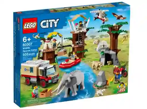 Lego City Wildlife Rescue Camp 503 Piezas 60307