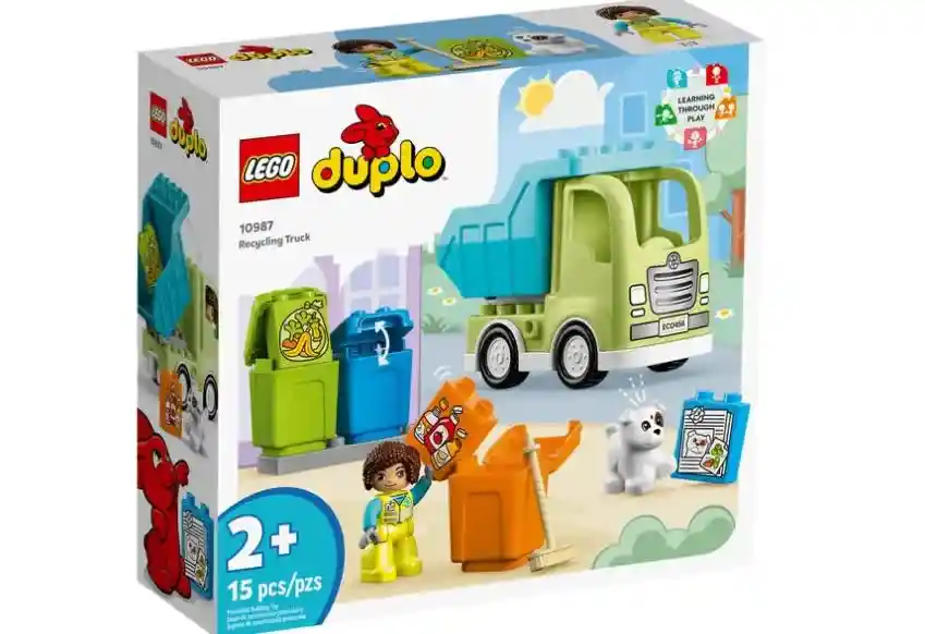 Lego Duplo Camión De Reciclaje 15 Piezas 10987