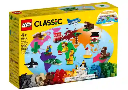 Lego Classic Alrededor Del Mundo 950 Piezas 11015