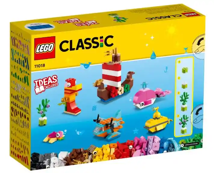Lego Classic Creative Ocean Fun 333 Piezas 11018