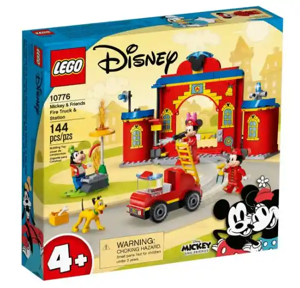 Lego Disney Mickeyfriends Fire Truckstation 144 Piezas 10776