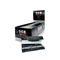 Ocb Papelillo Negro Premium 1 1/4 + Tips