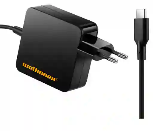 Cargador Multivoltaje 65w Tipo C Welkonex
