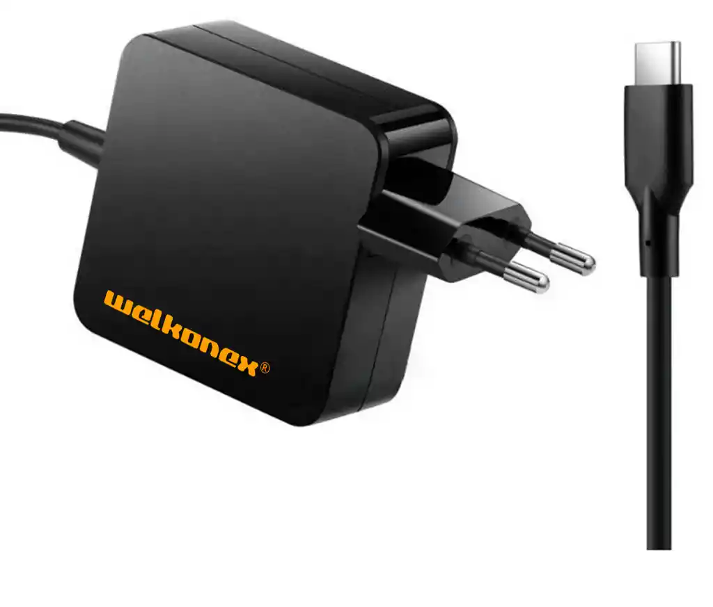 Cargador Multivoltaje 65w Tipo C Welkonex