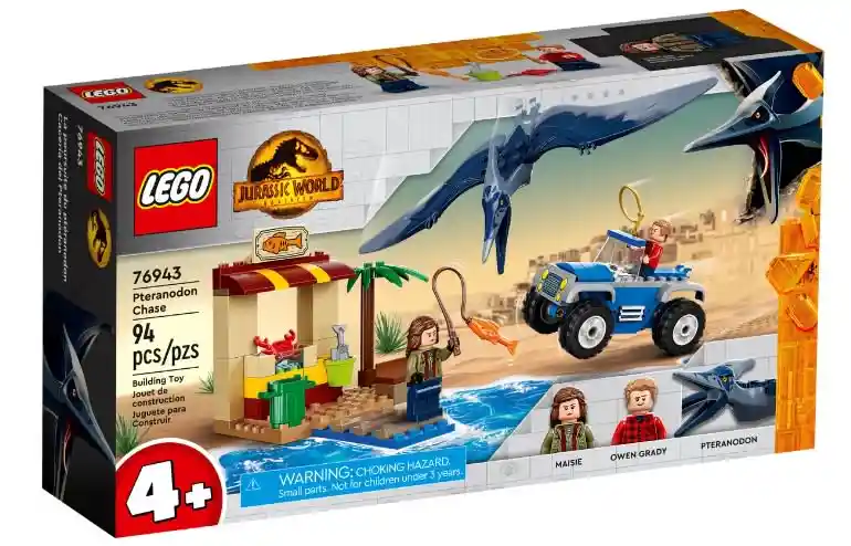 Lego Jurassic World Caceria Del Pteranodon 94 Piezas 76943