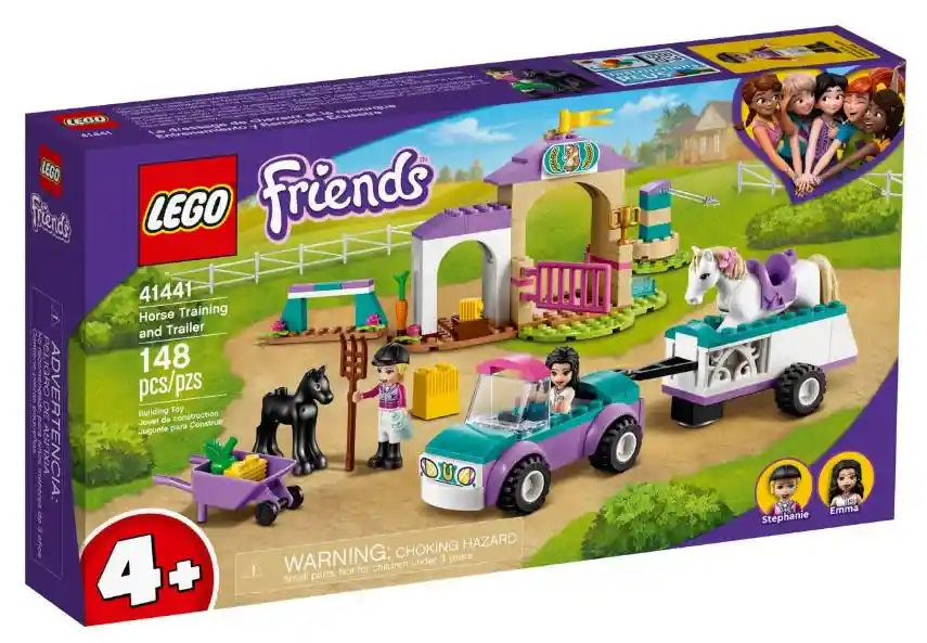 Lego Friends Entrenamiento Y Remolque Ecuestre 148 Piezas 41441