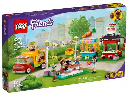 Lego Friends Mercado De Comida Callejera 592 Piezas 41701