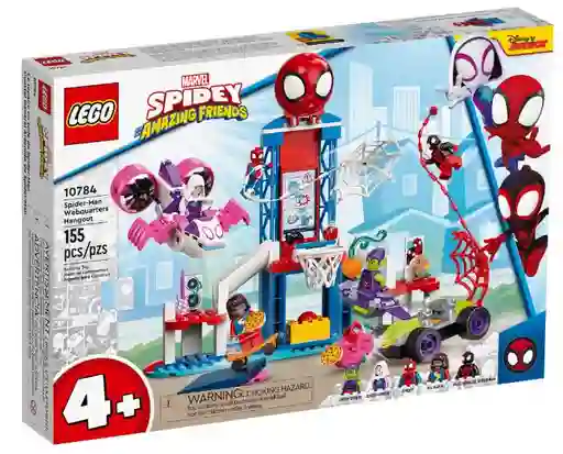 Lego Marvel Spidey Amazing Friends Cuartel General Arácnido De Spider-man 155 Piezas 10784