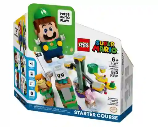 Lego Super Mario Recorrido Inicial Adventures With Luigi 280 Piezas 71387