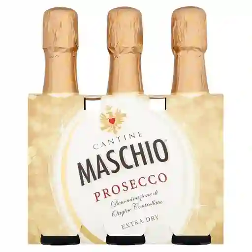 Prosecco Doc Extra Dry. Pack 3x200cc . Maschio 200 Ml - Cantine
