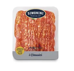 Salame Spianata Romana. 100 Grs - Simonini