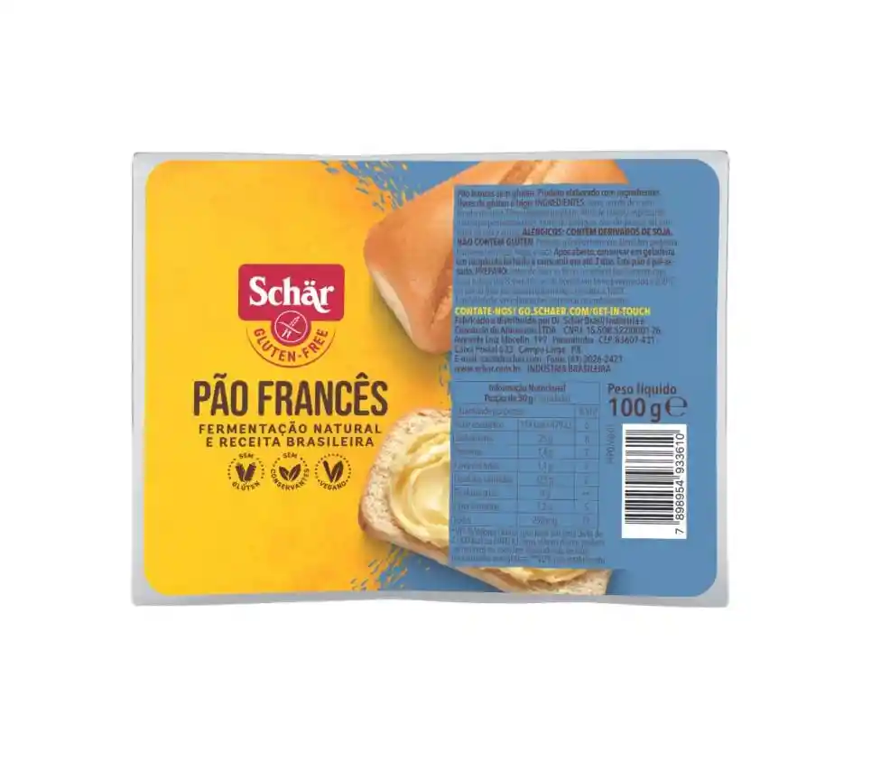 Pan Frances Sin Gluten. 100 Grs - Schar